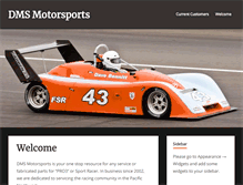 Tablet Screenshot of dms-motorsport.com